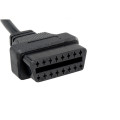 10 pines para Cable de interfaz Compatible de conectador de diagnóstico 16pin OBD2 para Opel